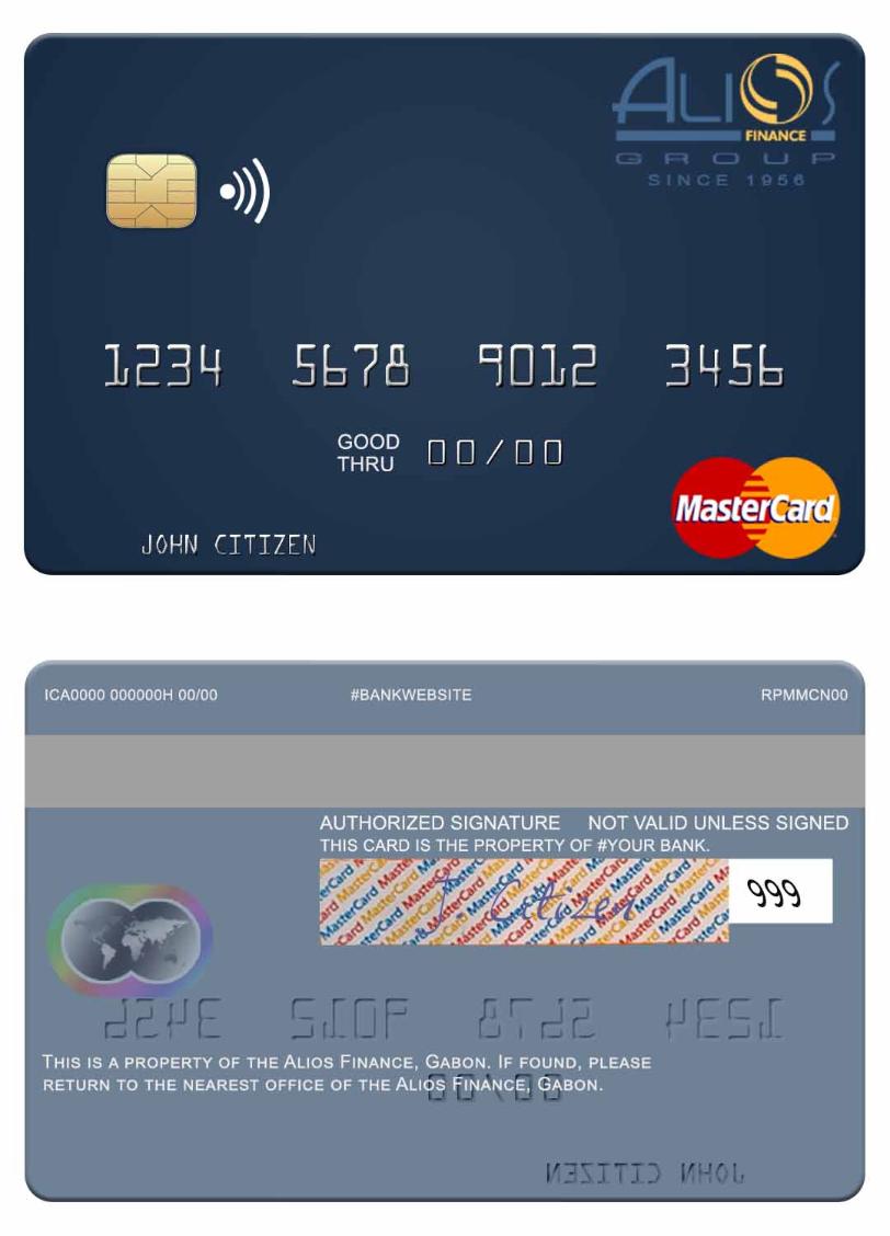 Gabon Alios Finance mastercard